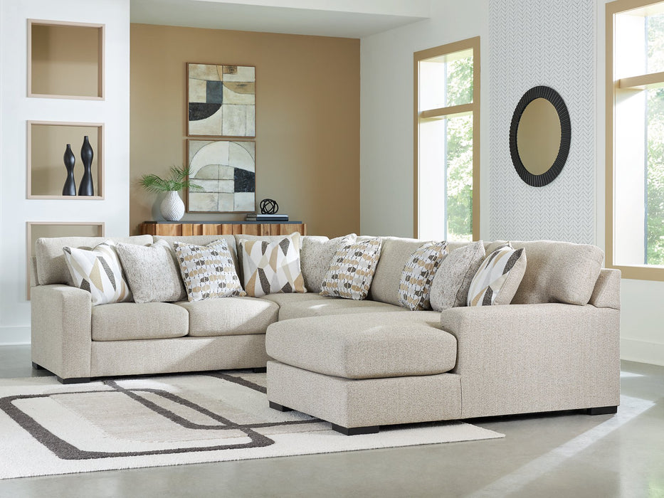 Laurelgrove Sectional with Chaise - Furniture Bros & Mattress (Bolingbrook, IL)