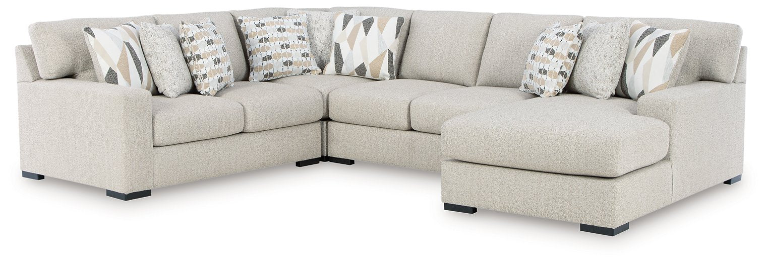 Laurelgrove Sectional with Chaise - Furniture Bros & Mattress (Bolingbrook, IL)