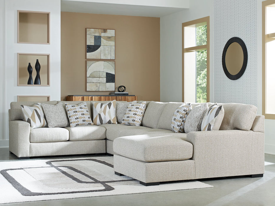 Laurelgrove Sectional with Chaise - Furniture Bros & Mattress (Bolingbrook, IL)