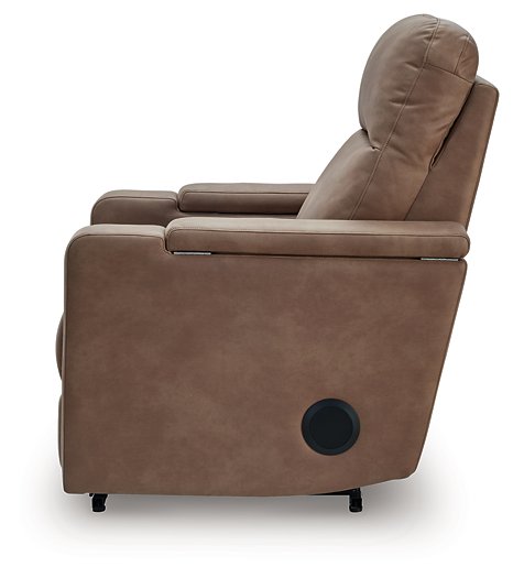 Lorrenton Power Glider Recliner with Audio System - Furniture Bros & Mattress (Bolingbrook, IL)