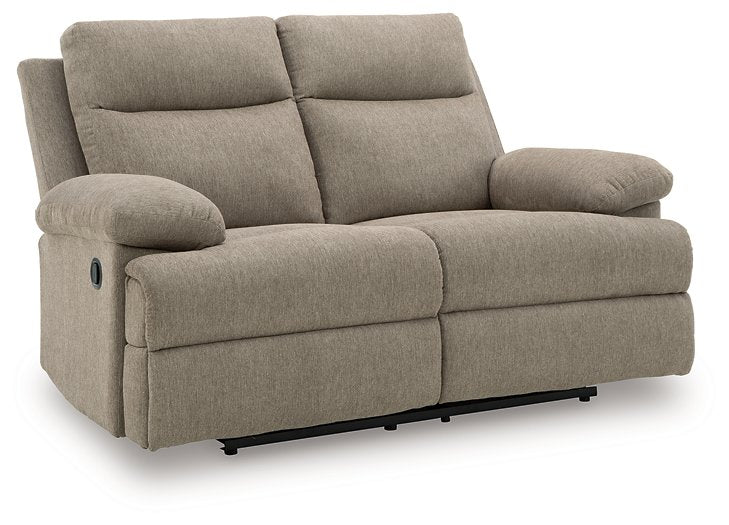 Side-Swipe Reclining Loveseat - Furniture Bros & Mattress (Bolingbrook, IL)