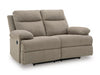 Side-Swipe Reclining Loveseat - Furniture Bros & Mattress (Bolingbrook, IL)