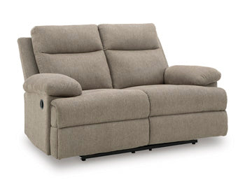 Side-Swipe Reclining Loveseat - Furniture Bros & Mattress (Bolingbrook, IL)