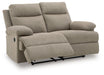 Side-Swipe Reclining Loveseat - Furniture Bros & Mattress (Bolingbrook, IL)