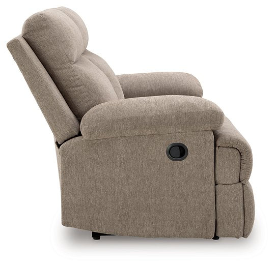 Side-Swipe Reclining Loveseat - Furniture Bros & Mattress (Bolingbrook, IL)