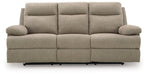 Side-Swipe Reclining Sofa with Drop Down Table - Furniture Bros & Mattress (Bolingbrook, IL)