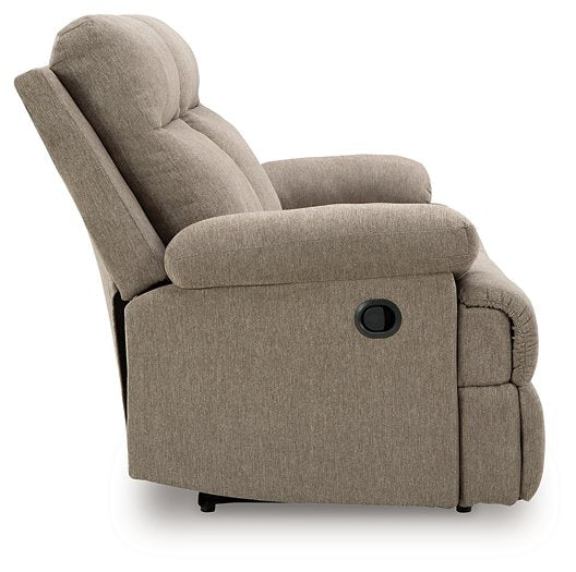 Side-Swipe Reclining Sofa with Drop Down Table - Furniture Bros & Mattress (Bolingbrook, IL)