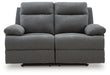 Side-Swipe Reclining Loveseat - Furniture Bros & Mattress (Bolingbrook, IL)