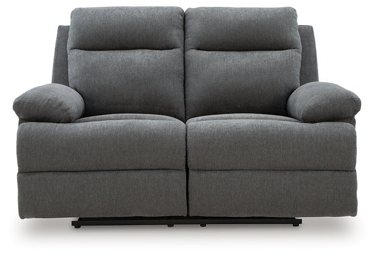 Side-Swipe Reclining Loveseat - Furniture Bros & Mattress (Bolingbrook, IL)
