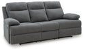 Side-Swipe Reclining Sofa with Drop Down Table - Furniture Bros & Mattress (Bolingbrook, IL)