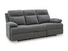 Side-Swipe Reclining Sofa with Drop Down Table - Furniture Bros & Mattress (Bolingbrook, IL)