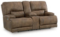 Beckley Place Power Reclining Loveseat with Console - Furniture Bros & Mattress (Bolingbrook, IL)