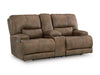 Beckley Place Power Reclining Loveseat with Console - Furniture Bros & Mattress (Bolingbrook, IL)
