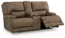 Beckley Place Power Reclining Loveseat with Console - Furniture Bros & Mattress (Bolingbrook, IL)