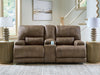 Beckley Place Power Reclining Loveseat with Console - Furniture Bros & Mattress (Bolingbrook, IL)