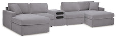 Modmax 5 Piece Sectional with Audio Console - Furniture Bros & Mattress (Bolingbrook, IL)