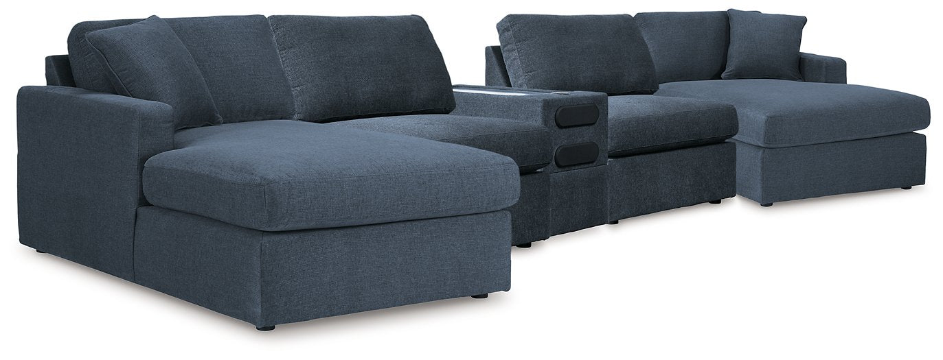 Modmax 5 Piece Sectional with Audio Console - Furniture Bros & Mattress (Bolingbrook, IL)