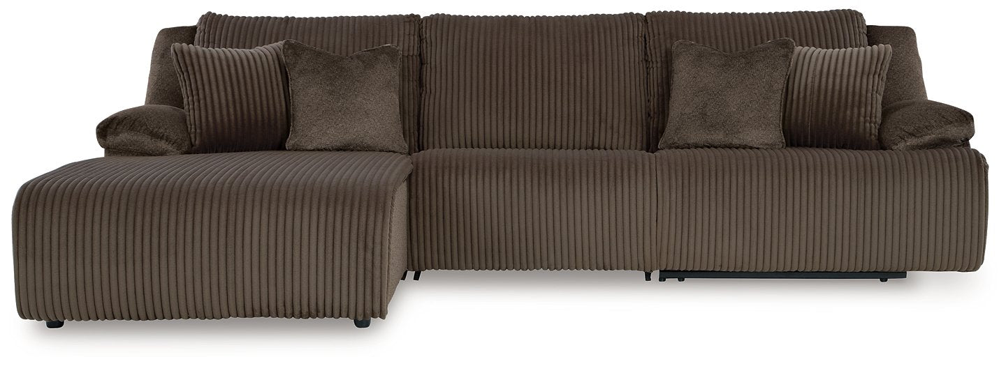 Top Tier Sectional Sofa Chaise - Furniture Bros & Mattress (Bolingbrook, IL)
