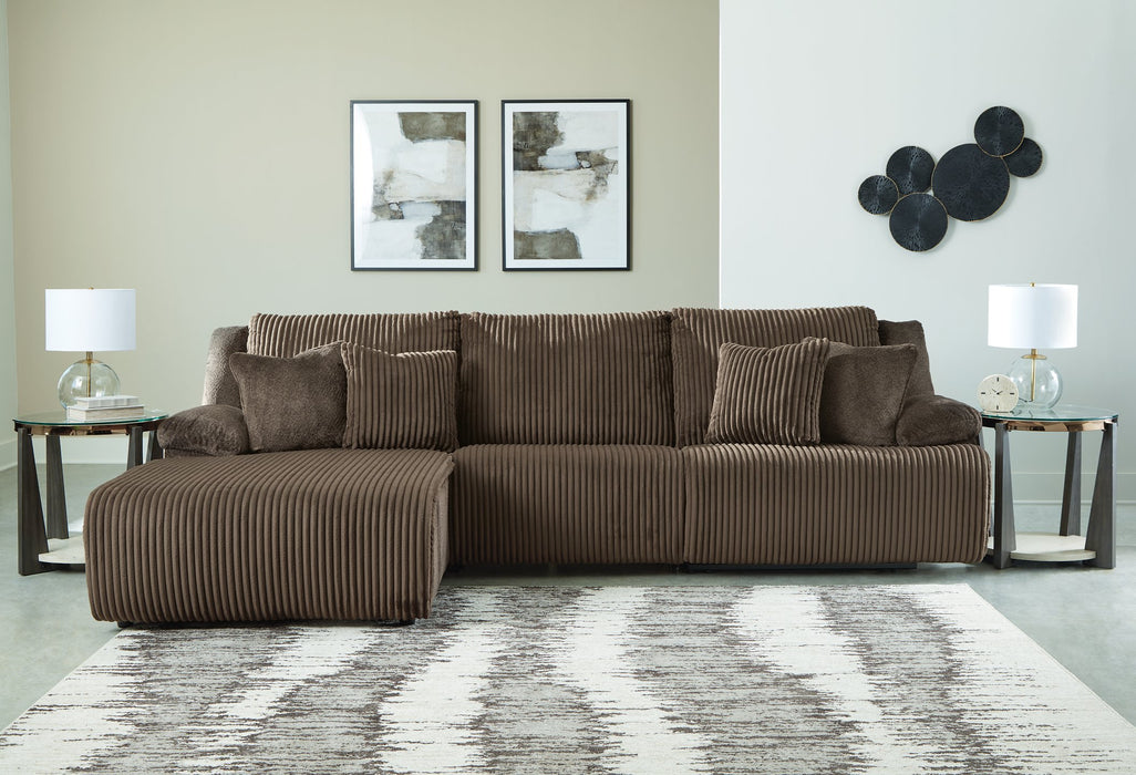 Top Tier Sectional Sofa Chaise - Furniture Bros & Mattress (Bolingbrook, IL)