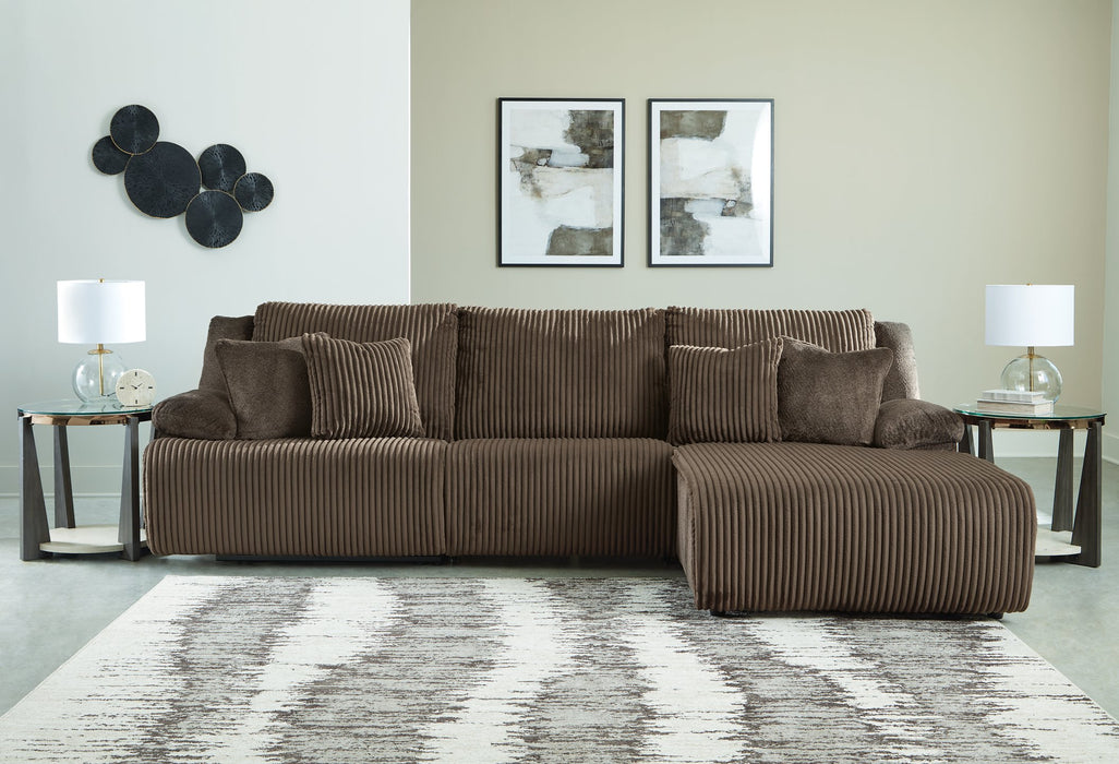Top Tier Sectional Sofa Chaise - Furniture Bros & Mattress (Bolingbrook, IL)