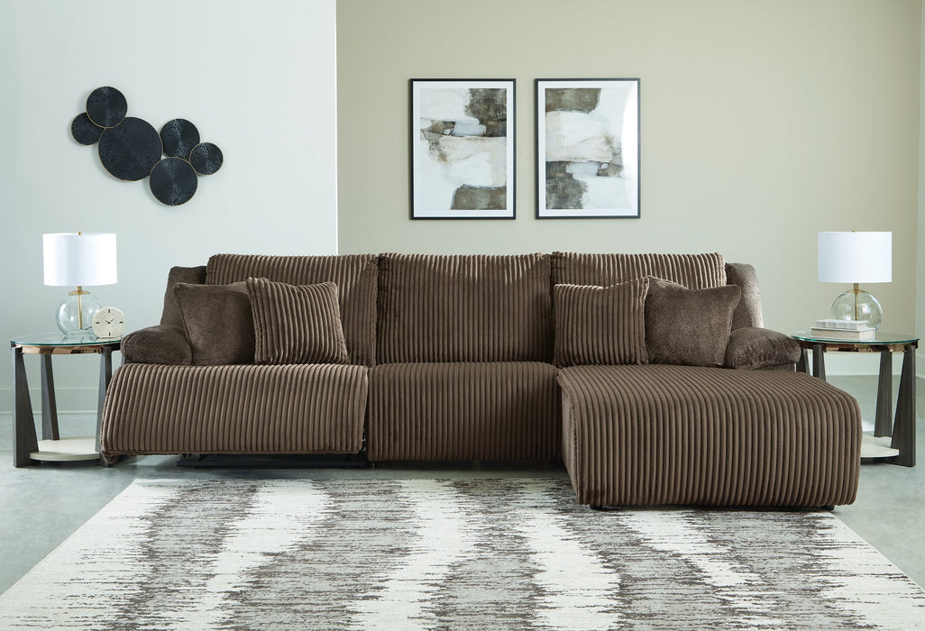 Top Tier Sectional Sofa Chaise - Furniture Bros & Mattress (Bolingbrook, IL)