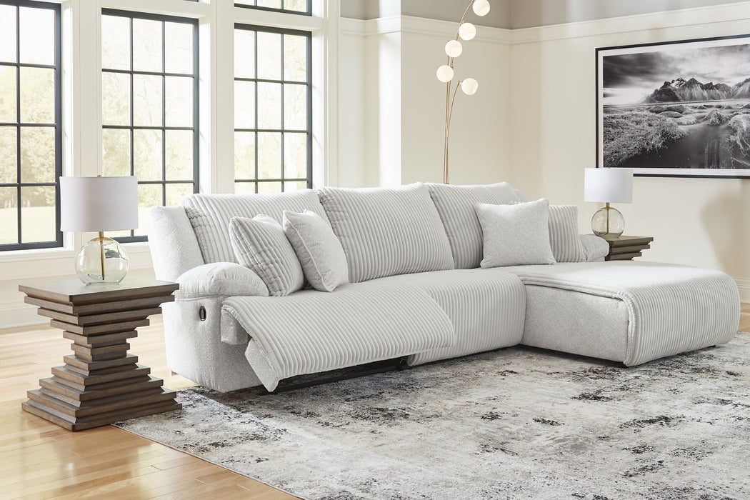Top Tier Sectional Sofa Chaise - Furniture Bros & Mattress (Bolingbrook, IL)