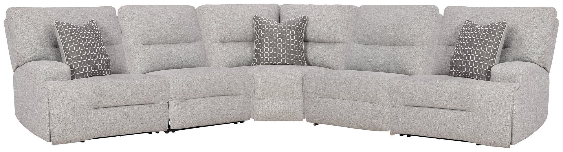 Acklen Place Power Reclining Sectional - Furniture Bros & Mattress (Bolingbrook, IL)