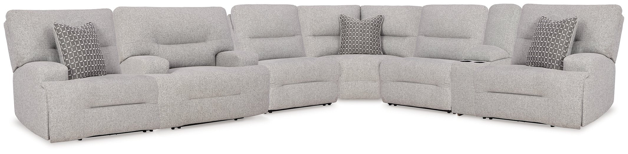 Acklen Place Power Reclining Sectional - Furniture Bros & Mattress (Bolingbrook, IL)