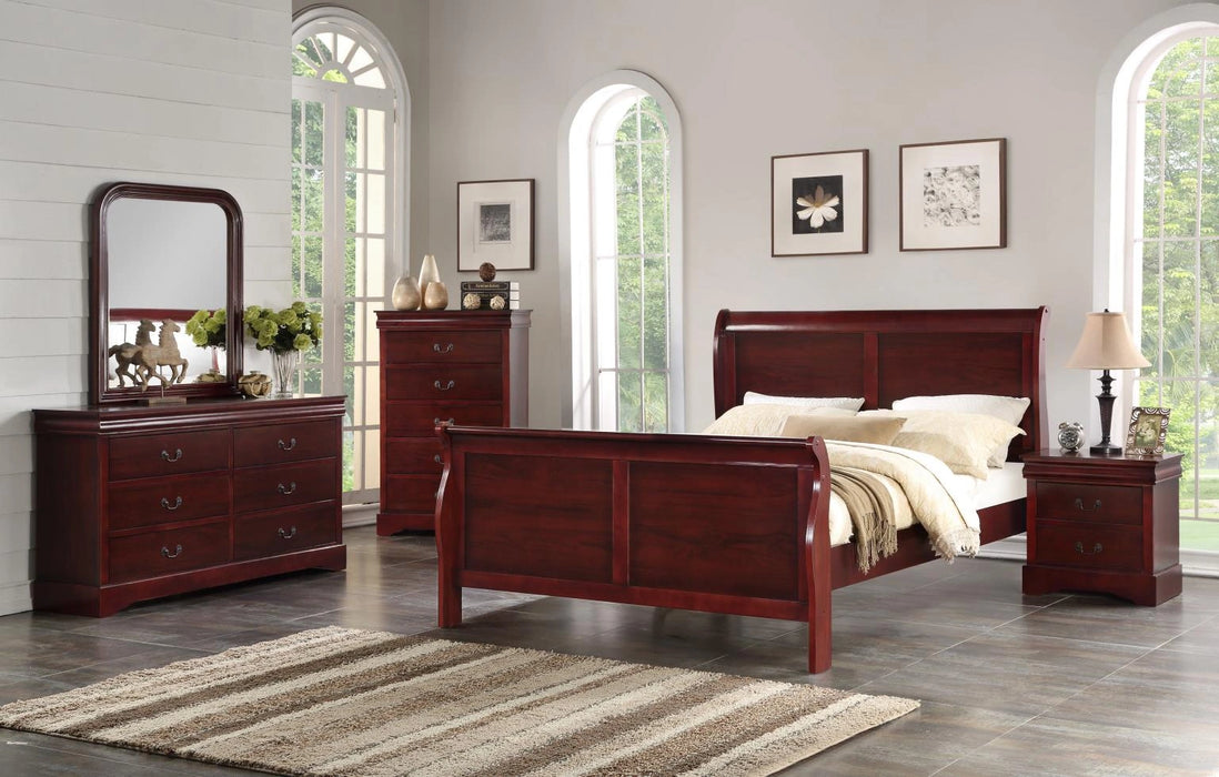 Full Bed-Dresser-Mirror