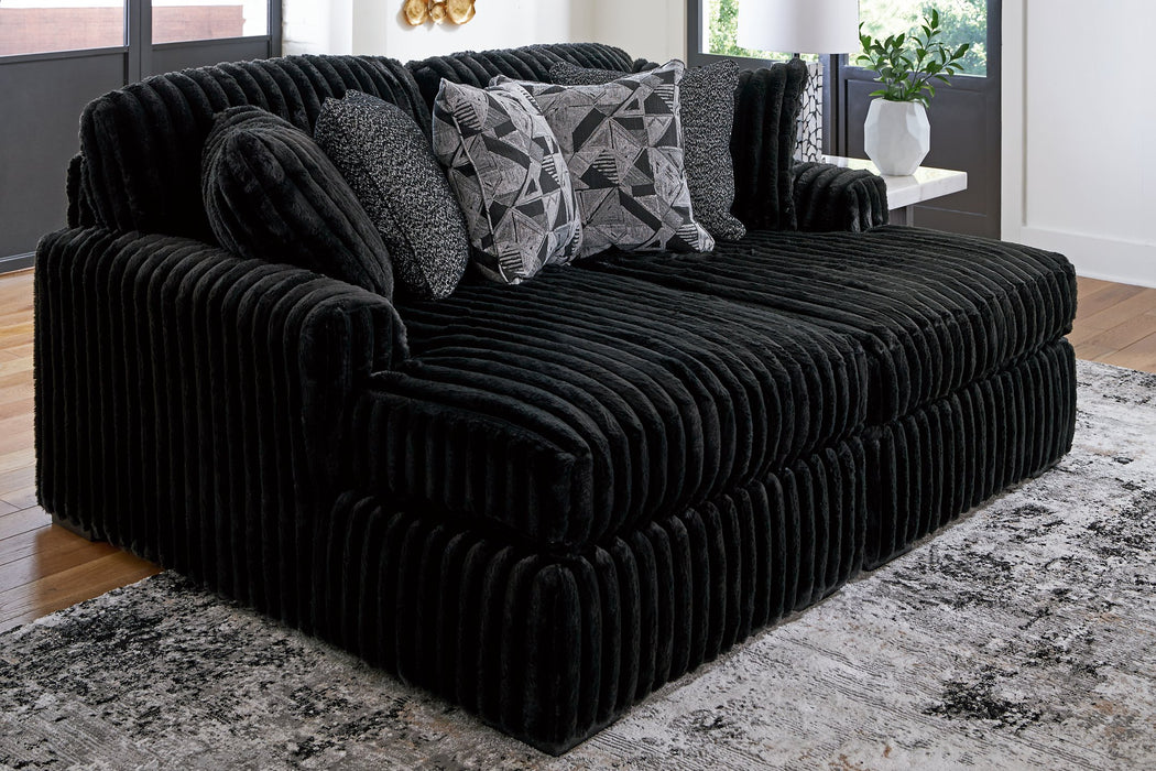 Midnight-Madness Super Chaise - Furniture Bros & Mattress (Bolingbrook, IL)