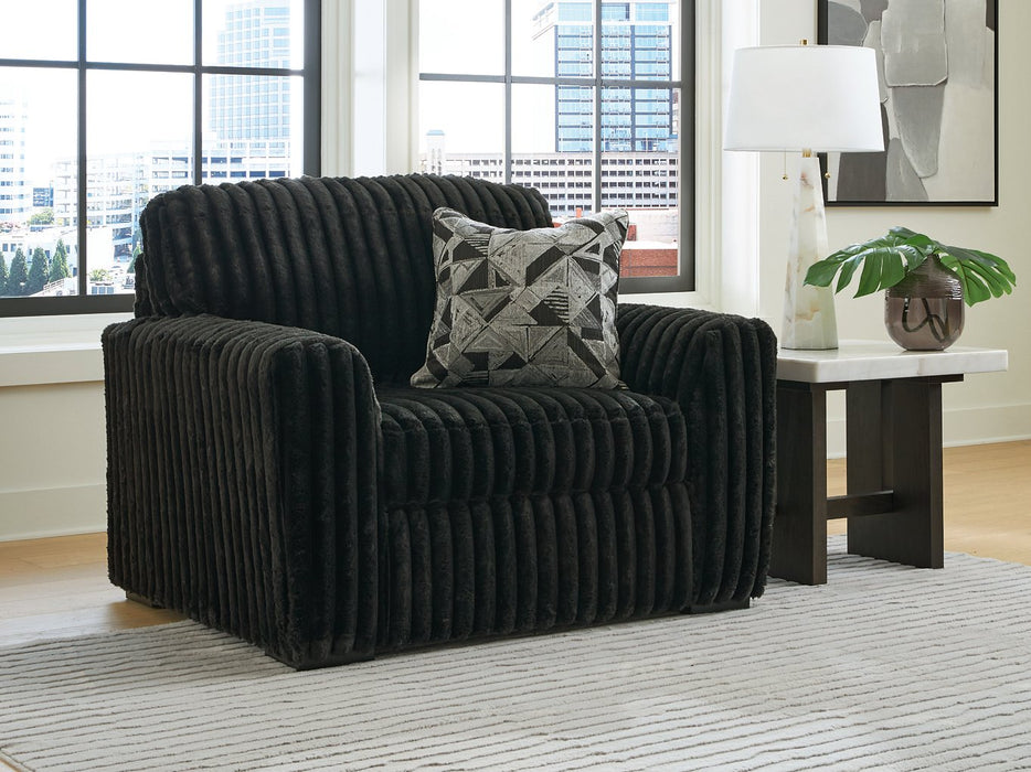 Midnight-Madness Oversized Chair - Furniture Bros & Mattress (Bolingbrook, IL)