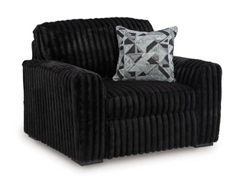 Midnight-Madness Oversized Chair - Furniture Bros & Mattress (Bolingbrook, IL)