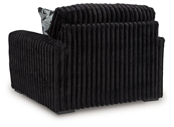Midnight-Madness Oversized Chair - Furniture Bros & Mattress (Bolingbrook, IL)