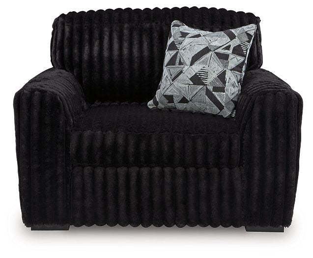 Midnight-Madness Oversized Chair - Furniture Bros & Mattress (Bolingbrook, IL)