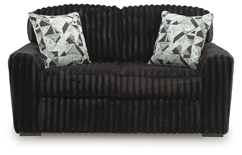 Midnight-Madness Loveseat - Furniture Bros & Mattress (Bolingbrook, IL)