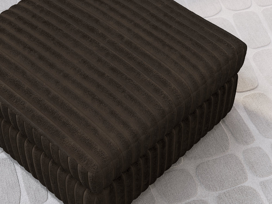 Midnight-Madness Oversized Accent Ottoman - Furniture Bros & Mattress (Bolingbrook, IL)