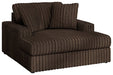 Midnight-Madness Oversized Chaise - Furniture Bros & Mattress (Bolingbrook, IL)