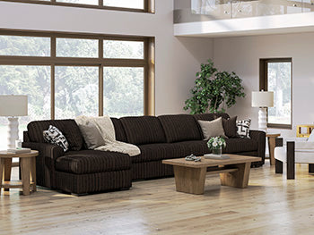 Midnight-Madness Sectional Sofa with Chaise - Furniture Bros & Mattress (Bolingbrook, IL)