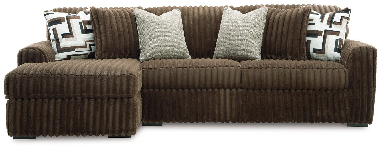 Midnight-Madness Sectional Sofa with Chaise - Furniture Bros & Mattress (Bolingbrook, IL)