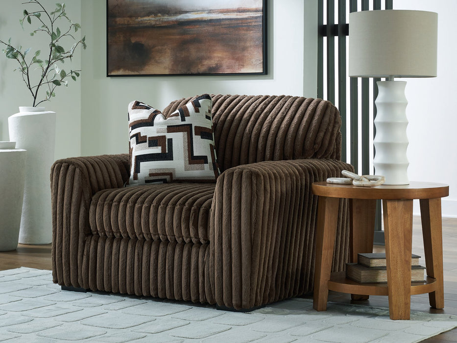 Midnight-Madness Oversized Chair - Furniture Bros & Mattress (Bolingbrook, IL)