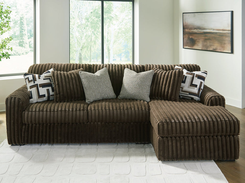 Midnight-Madness Sectional Sofa with Chaise - Furniture Bros & Mattress (Bolingbrook, IL)