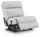 Social Pointe Reclining Sectional with Storage Console - Furniture Bros & Mattress (Bolingbrook, IL)