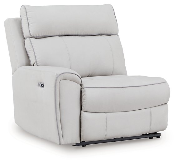 Social Pointe Reclining Sectional with Storage Console - Furniture Bros & Mattress (Bolingbrook, IL)