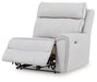Social Pointe Reclining Sectional with Storage Console - Furniture Bros & Mattress (Bolingbrook, IL)