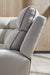 Social Pointe Reclining Sectional with Storage Console - Furniture Bros & Mattress (Bolingbrook, IL)