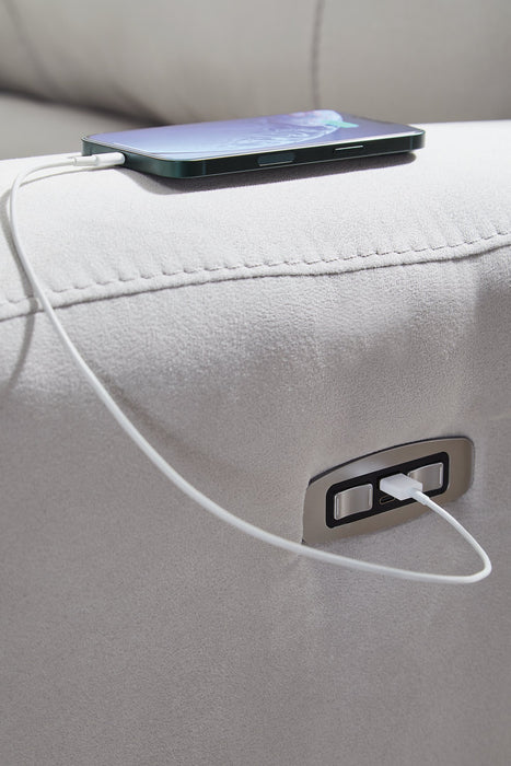 Social Pointe Reclining Loveseat - Furniture Bros & Mattress (Bolingbrook, IL)