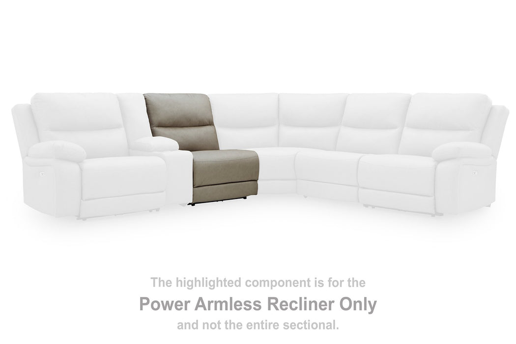 Narwhal Place Reclining Sectional with Storage Console - Furniture Bros & Mattress (Bolingbrook, IL)