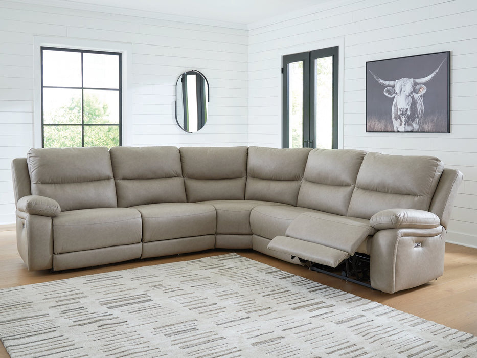 Narwhal Place Power Reclining Sectional - Furniture Bros & Mattress (Bolingbrook, IL)