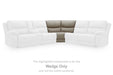 Narwhal Place Reclining Sectional with Storage Console - Furniture Bros & Mattress (Bolingbrook, IL)