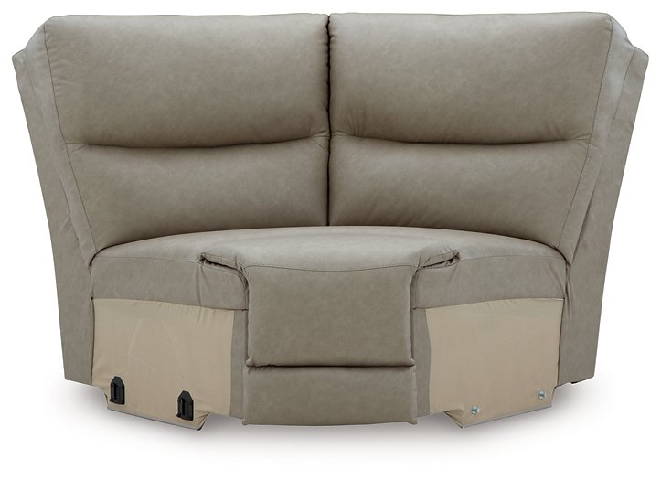 Narwhal Place Reclining Sectional with Storage Console - Furniture Bros & Mattress (Bolingbrook, IL)